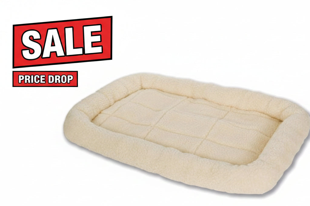 Pet Lodge Plush Fleece Pet Bed for Dogs & Cats